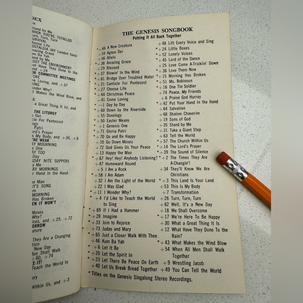 Vintage Songbook The Genesis Songbook 1973 1970s - Picture 9 of 11